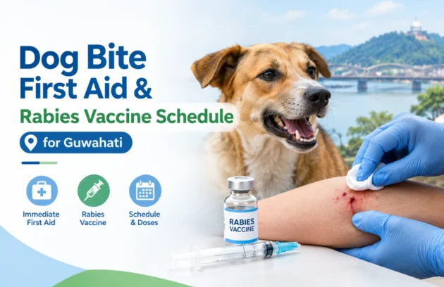 Dog bite treatment in Guwahati: Wound washing, anti-rabies vaccine schedule, categories and emergency care