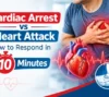 Cardiac arrest vs heart attack: Differences, hands-only CPR, and first-10-minute guide